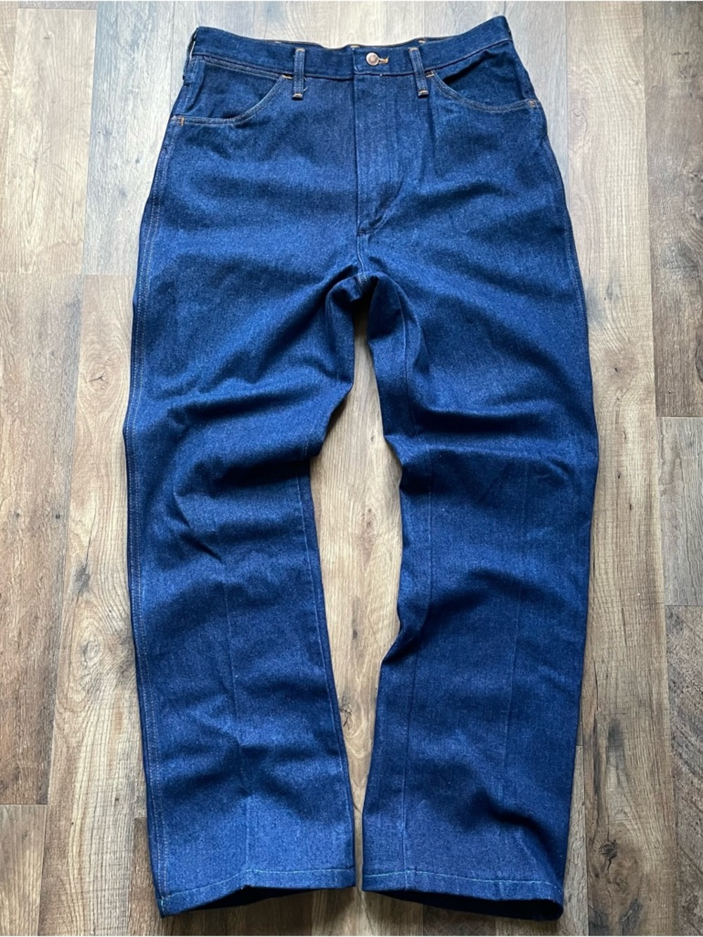 Vintage Wrangler  Regular Fit Boot Cut USA MADE Denim Jeans Size 36x36 Blue